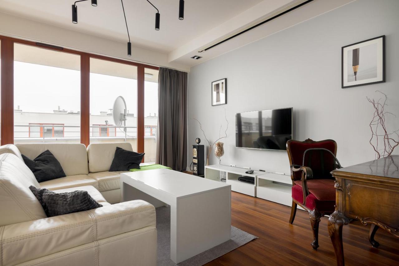 Hlonda Deluxe Apartment With Terrace Warschau Buitenkant foto